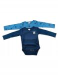 Disney Csecsemő body 2 csomag Micky Mouse kék 3/4 ujjú pamut 86/92