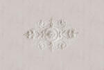  Monumentális részletgazdag gipszstukkó medallion háromdimenziós dombormű törtfehér és világosszürke tónus falpanel (DD134664)