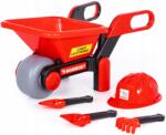 Polesie szett Mammoet talicska bukósisak szerszámok 1+ (95916)