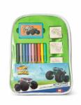 Multiprint Творческа раница Hot Wheels с 10 миещи се флумастера, 4 печата и 30 стикера