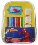 Multiprint Творческа раница Spiderman с 10 миещи се флумастера, 4 печата и 30 стикера