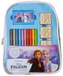 Multiprint Творческа раница Frozen II с 10 миещи се флумастера, 4 печата и 30 стикера