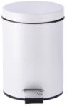 AdTrend Cos gunoi cu clapeta fier alb 17 x 26 cm, 3 L (103350C) Cos de gunoi