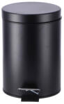 AdTrend Cos gunoi cu clapeta fier negru 17 x 26 cm, 3 L (103350A) Cos de gunoi
