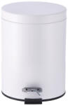 AdTrend Cos gunoi cu clapeta fier alb 20, 5 x 26, 5 cm, 5 L (103351C) Cos de gunoi