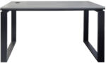 International Service Birou office Sanya blat cu rama, pal gri , cadru metalic negru, 1310 x 710 x750 mm