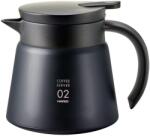 Hario Insulated Server V60-02 din oțel inoxidabil 600 ml negru