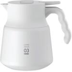 Hario Insulated Server V60-03 Plus din oțel inoxidabil 800 ml alb
