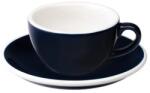 LOVERAMICS Egg - Flat White 150 ml Cup and Saucer - Denim