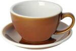 LOVERAMICS Egg - Cafe Latte 300 ml Cup and Saucer - Caramel