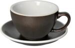 LOVERAMICS Egg - Cafe Latte 300 ml Cup and Saucer - Gunpowder
