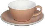 LOVERAMICS Egg - Flat White 150 ml Cup and Saucer - Rose
