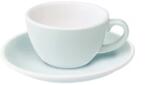 LOVERAMICS Egg - Flat White 150 ml Cup and Saucer - River Blue