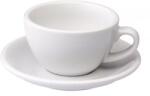 LOVERAMICS Egg - Cappuccino 200 ml Cup and Saucer - White