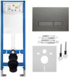 Rea Set Cadru incastrat Slim 024N pentru WC cu clapeta HD titan (KPL-E1634)