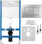 Rea Cadru WC incastrat K011A-Q Rea cu clapeta J crom periat (KPL-E0637)