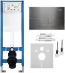 Rea Set Cadru incastrat Slim 024N pentru WC cu clapeta T titan (KPL-E1632)