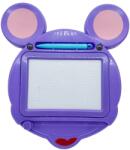 Flippy Tabla Magnetica pentru desen Flippy, Pix, forma Soricel, dimensiuni 23x26.5 cm, Dezvolta Creativitatea, Mov (123936)