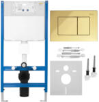 Rea Cadru WC incastrat K011A-Q Rea cu clapeta J auriu (KPL-E0636)