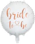 Party Deco Фолиев Балон ''Bride to be'', Бял , 45см (FB139)