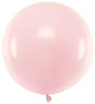 Party Deco Голям Латексов Балон, Пастел, Бледо Розов, 60см (olbom-081b)