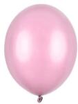Party Deco Латексови Балони Металик, Розово - 12 см (sb5m-081)