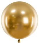Party Deco Голям Латексов Балон, 60 см, Хром Злато (olbom-g-019)