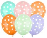 Party Deco Латексови Балони на Точки, 30см - (1 пакет / 6 бр. ) (sb14p-318-000-6)