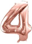 Party Deco Фолиев Балон Цифра, Розово Злато - 86см - 4 (fb1m-4-019r)