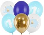 Party Deco Латексови Балони - Една Годинка, 30см - (1 пакет / 6 бр. ) (sb14p-322-001j-6)
