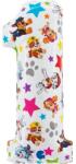 Grabo Фолиев Балон Цифра "1", Paw Patrol, 33x71 см (L221)