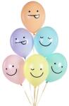 Party Deco Комплект Латексови Балони 30 см, Лица, микс (sb14p-313-000-6)
