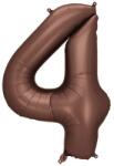 Party Deco Фолиев Балон - Цифра, 86 см, Мока - 4 (fb1s-4-494)