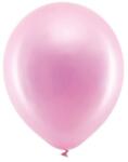 Party Deco Латексови Балони Металик, Розово - 30 см (rb30m-081)
