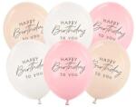 Party Deco Балони Happy Birthday - Розов Микс (SB14P-341-081-6)
