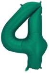 Party Deco Фолиев Балон - Цифра, 86 см, Тъмнозелено - 4 (fb1s-4-012b)