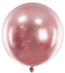 Party Deco Голям Латексов Балон, 60 см, Хром Розово Злато (olbom-g-019r)
