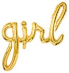 Party Deco Фолиев Балон Надпис ''Girl'', Злато, 77x70см (FB43M-019)