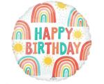 Anagram Фолиев Балон Retro Rainbow Birthday (4291301)