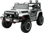 Flippy Masina Electrica pentru Copii, Flippy, Off-Road, Conectare Bluetooth, telecomanda, Tractiune Spate, Lumina Intermitenta, Baterie 12V 7Ah, 120 x 63 x 68cm, Alb (126571)
