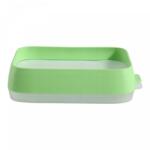 Flippy Recipient de Depozitare Alimente, Flippy, Etans, pentru Frigider, din Plastic, Mentinere Proaspata, Reutilizabil, Rezistent la Temperaturi Extreme, 22x14.7x5 cm, Verde (126559)