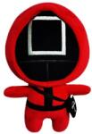 Flippy Jucarie de plus Flippy, Squid Game, 19 cm, patrat, rosie (114234)