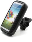 Flippy Suport husa telefon mobil Flippy pentru bicicleta si motocicleta, rezistent apa si socuri, touchscreen, 360 rotativ, negru, 4.8 - 5.4 inch (12994)