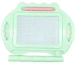 Flippy Tabla Magnetica pentru desen Flippy, Pix, forma dreptunghi, dimensiuni 23x17 cm, Dezvolta Creativitatea, cu picioare suport, Verde (123943)