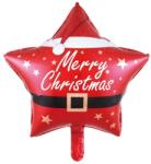 Flippy Balon Stea, Flippy, din Folie de Aluminiu, Tema Craciun Merry Christmas, 45 x 45 cm, Rosu (162169)