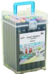 Flippy Set Cutie 36 Markere, Flippy, cu Alcool, Artist Markers, Cutie Plastic cu Maner, Multicolor (129295)