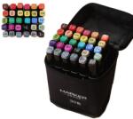 Flippy Set 30 Markere, Flippy, pe Baza de Alcool, Dublu Capat, Subtire 1mm si Gros 6 mm, Geanta Depozitare, 15 cm, Multicolor (161528)