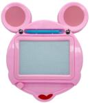 Flippy Tabla Magnetica pentru desen Flippy, Pix, forma Soricel, dimensiuni 23x26.5 cm, Dezvolta Creativitatea, Roz (123937)
