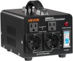 VEVOR 1000 VA feszültségváltó 110 V/220 V-hoz, amerikai és EU aljzatokhoz, kismegszakítóval