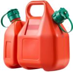 Vevor 6 literes üzemanyagtartály 1, 9 literes olajtartállyal, áramlási sebesség 5, 5 l/perc